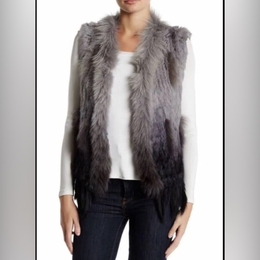 Gorgeous Genuine Rabbit Fur Vest